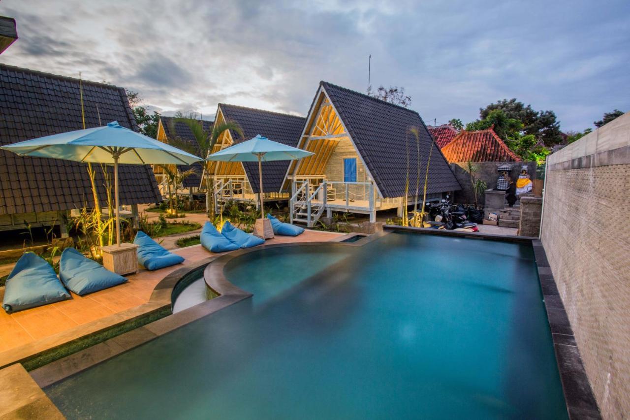 D'Yuki Huts Lembongan Villa Nusa Lembongan Exterior photo